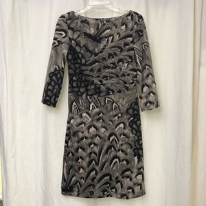 Jessica Simpson 3/4 sleeve midi bodycon dress